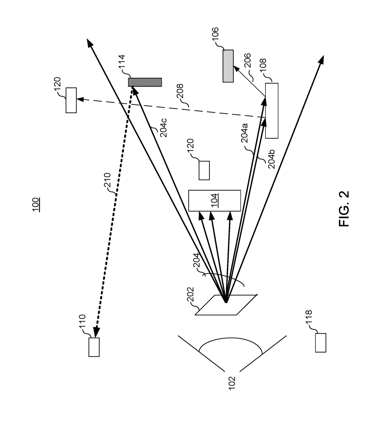 Efficient rendering based on ray intersections with virtual objects