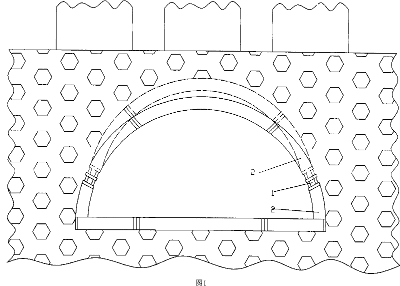 Shallow buried and underground excavated engineering project execution method and equipment thereof