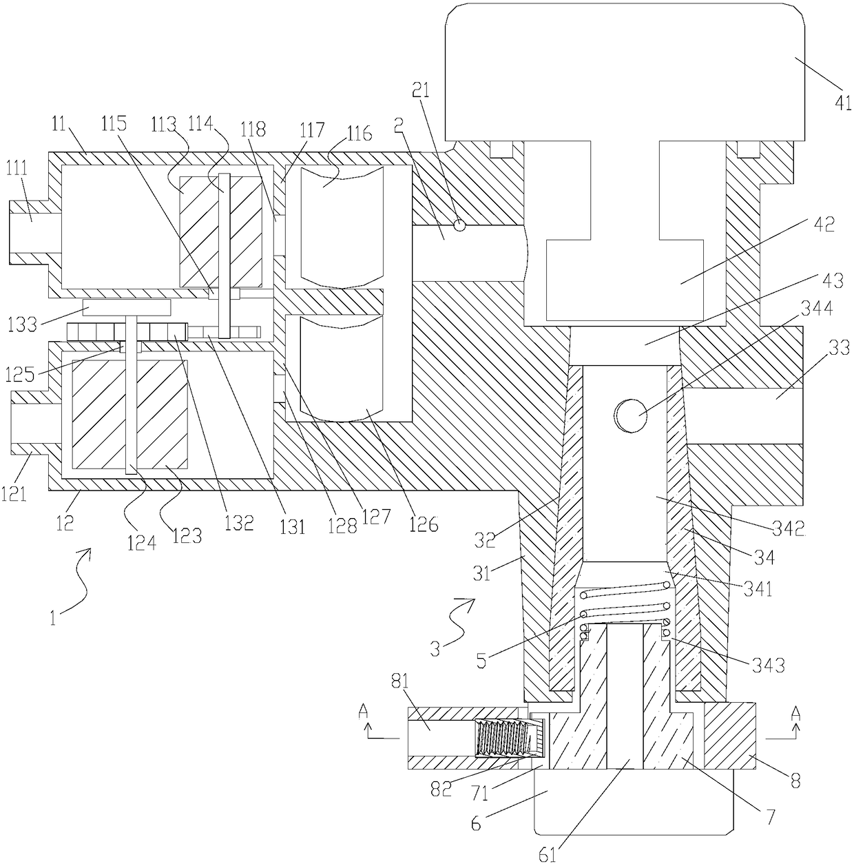 A safe and energy-saving combustion device