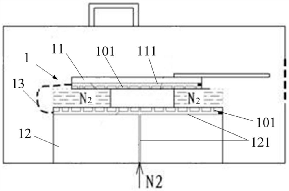 Transfer device, transfer chamber and method for preventing corrosion of manipulator