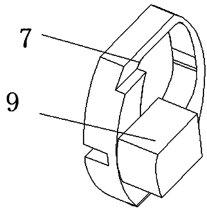 Electronic locking core limiting self-locking clutch device