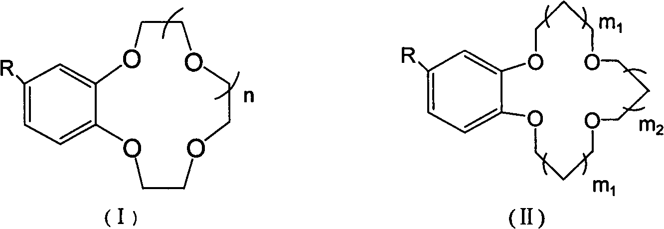 Benzocrown ether graft polymer with lithium isotopic separation effect and preparation method thereof