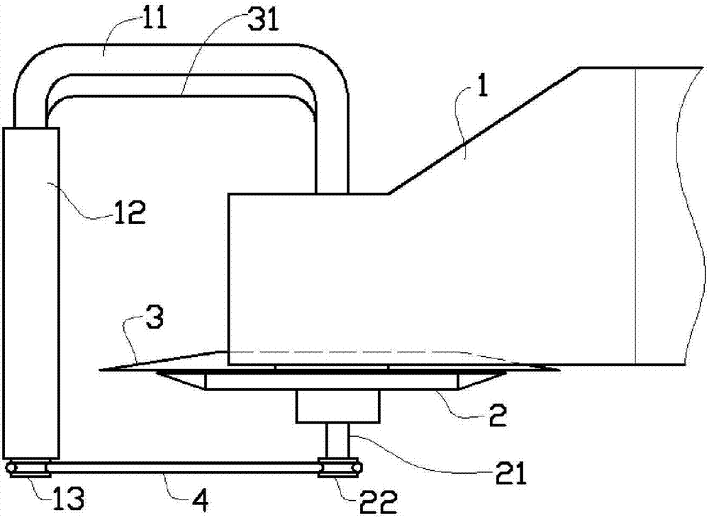 Electric scissors head structure