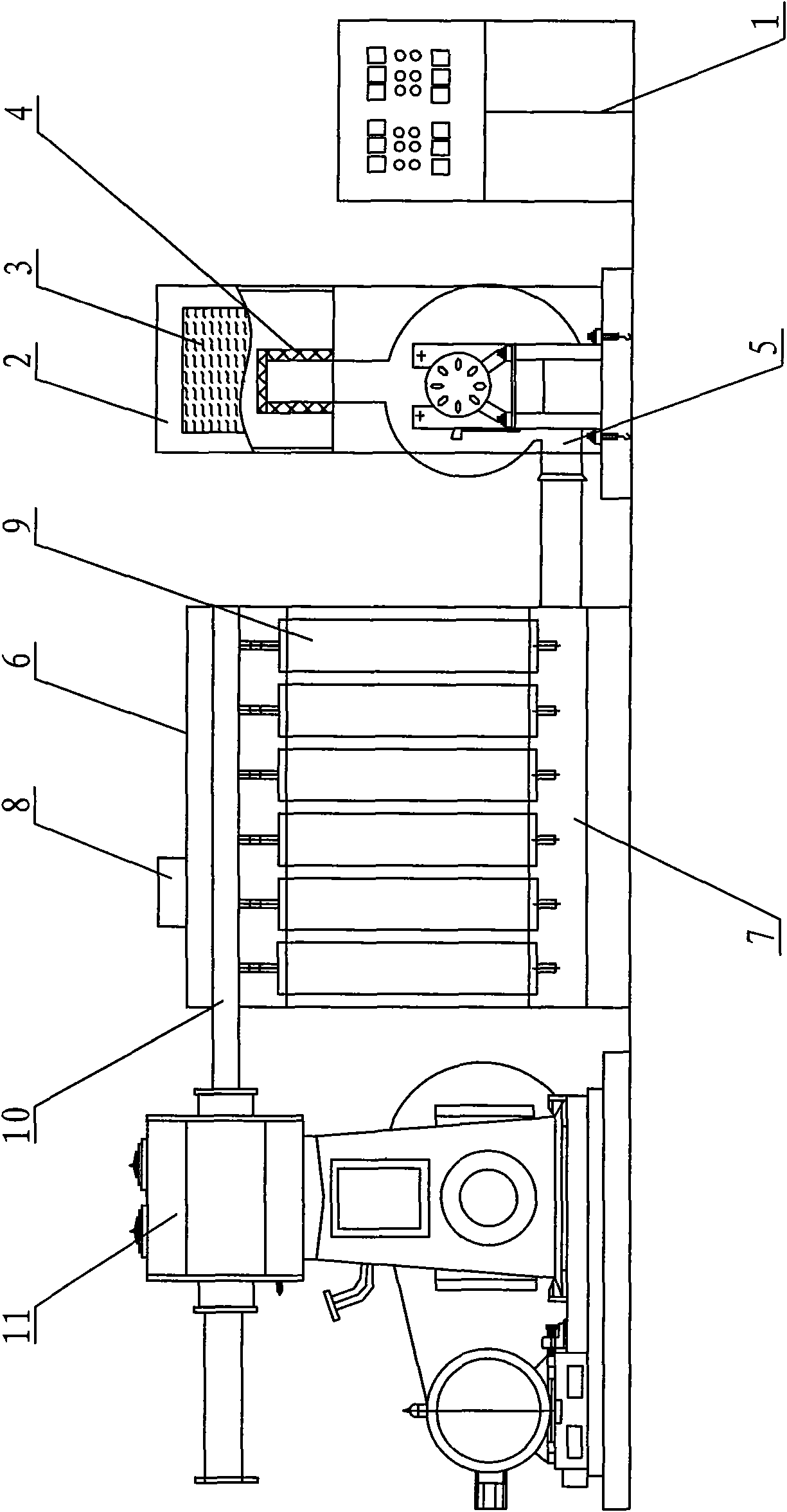 Dry-type film oxygen enriching device