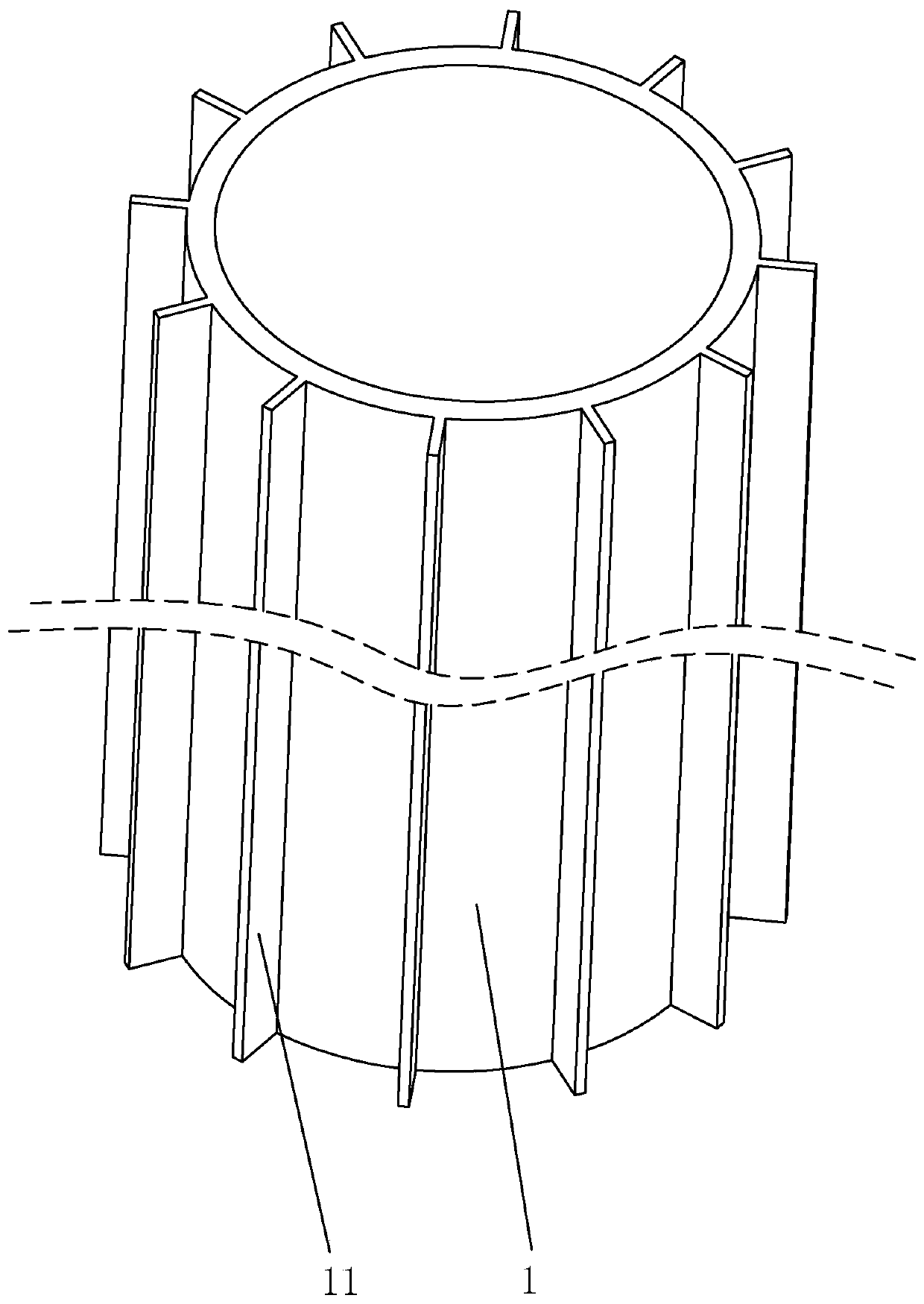 Constructing process of cast-in-situ bored piles