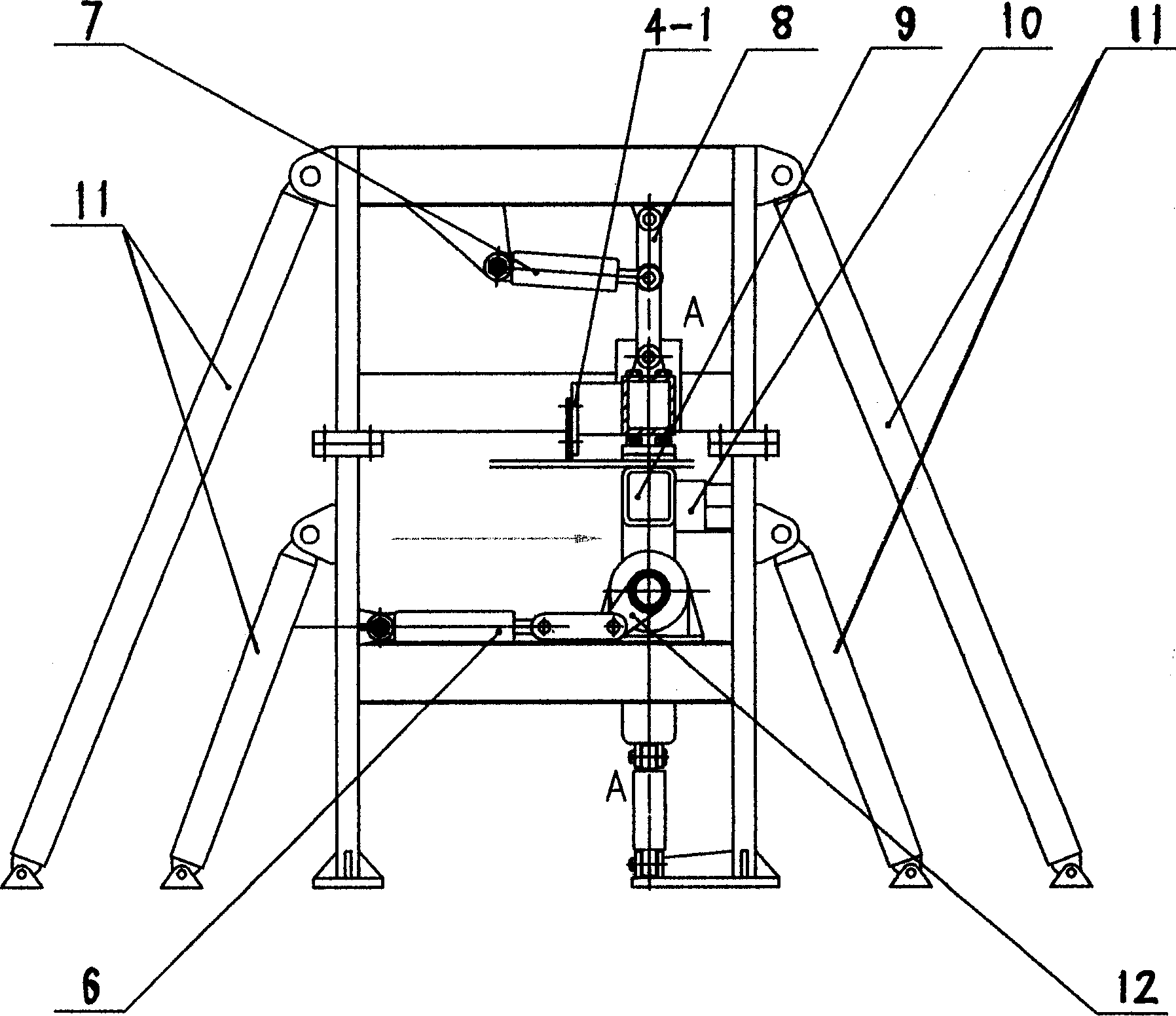 Belt-breaking hydraulic protection device for belt conveyor