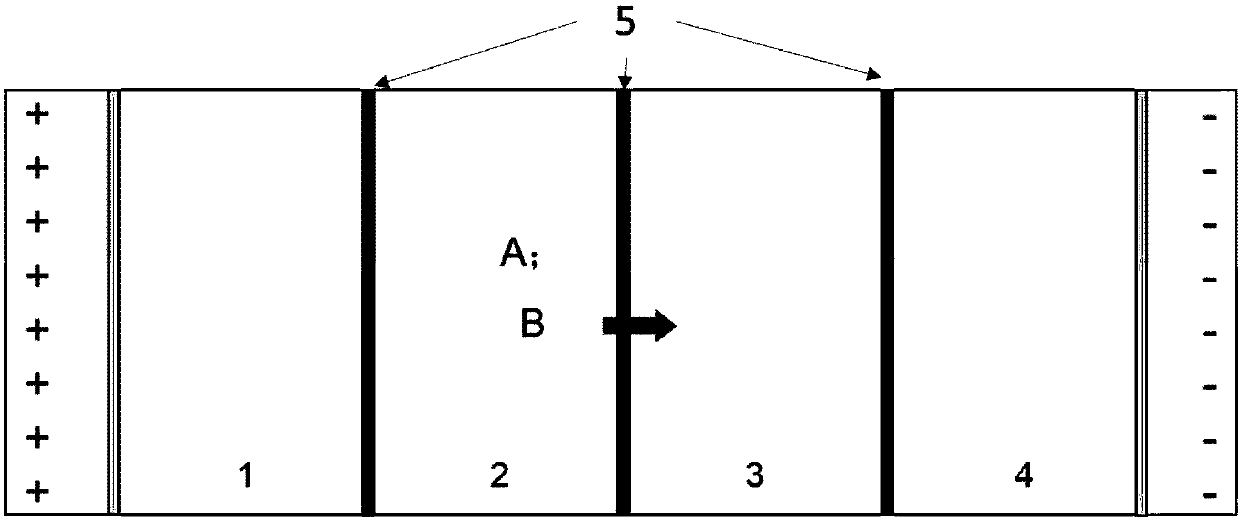 Preparation and application methods of blended ion exchange membrane