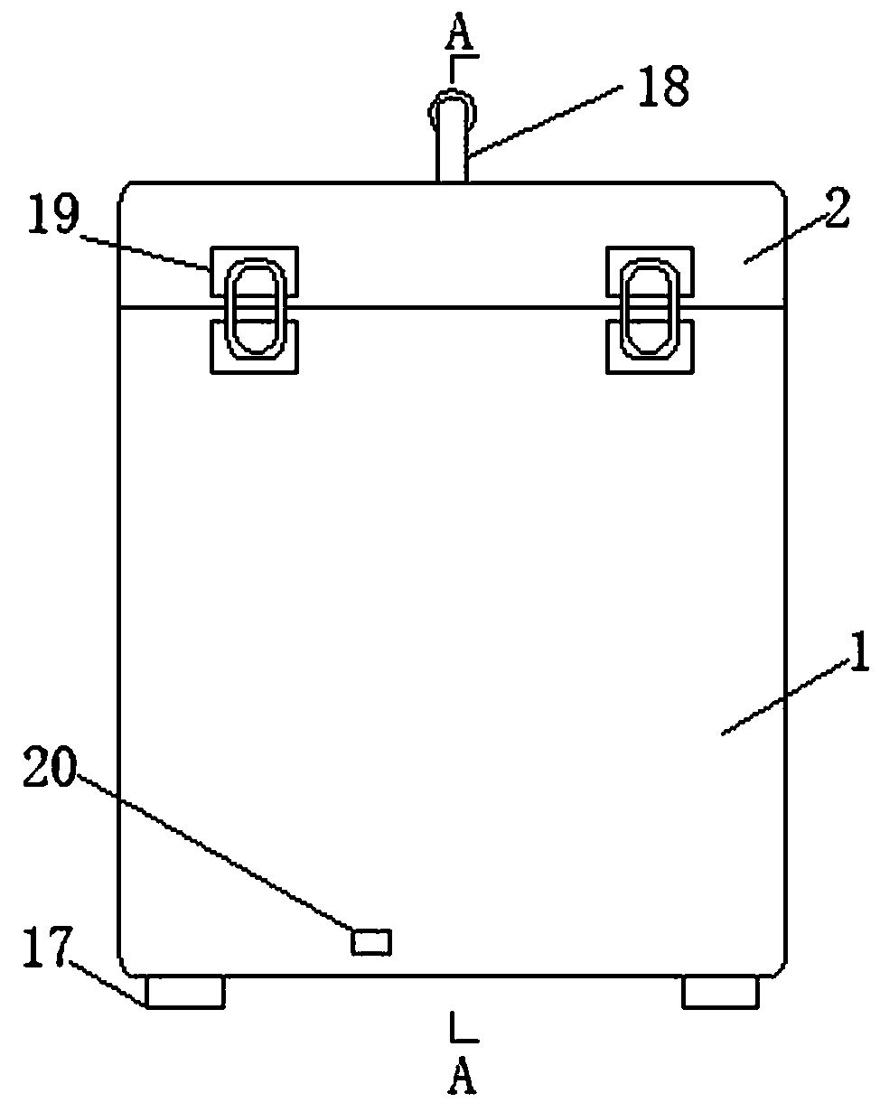 Transfer box for chemicals