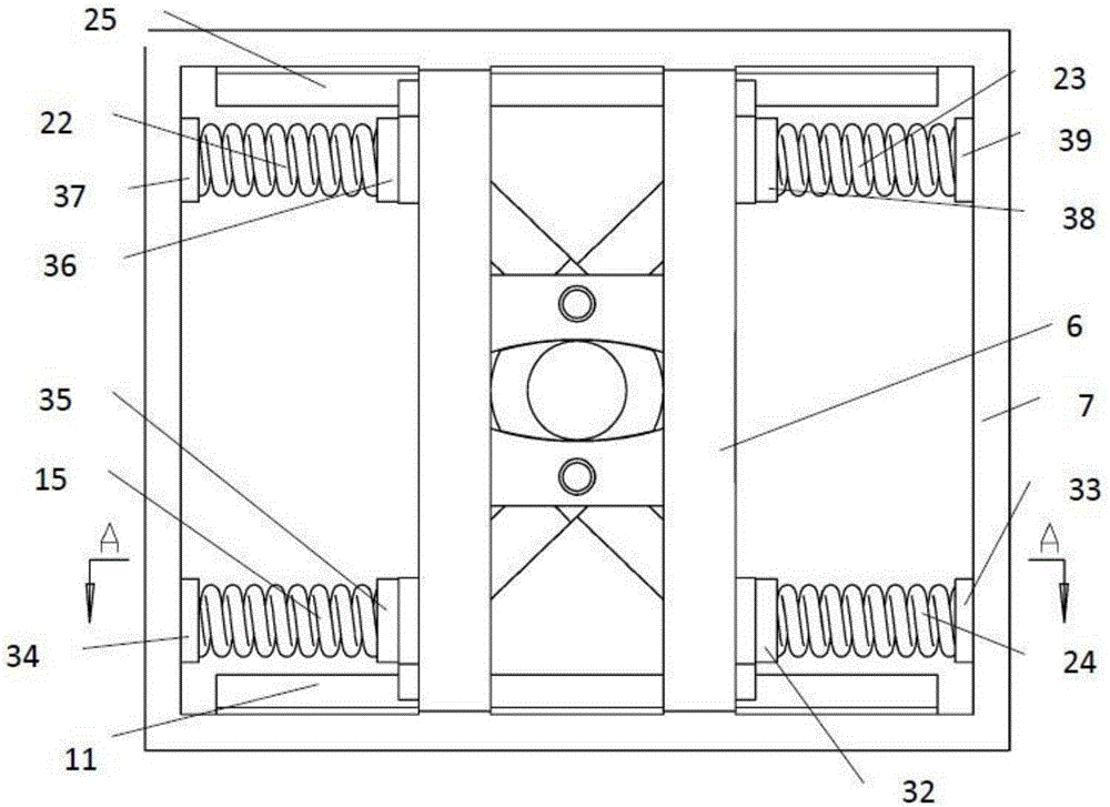 Non-linear elastic auxiliary vibrating device and vibration swinging bench