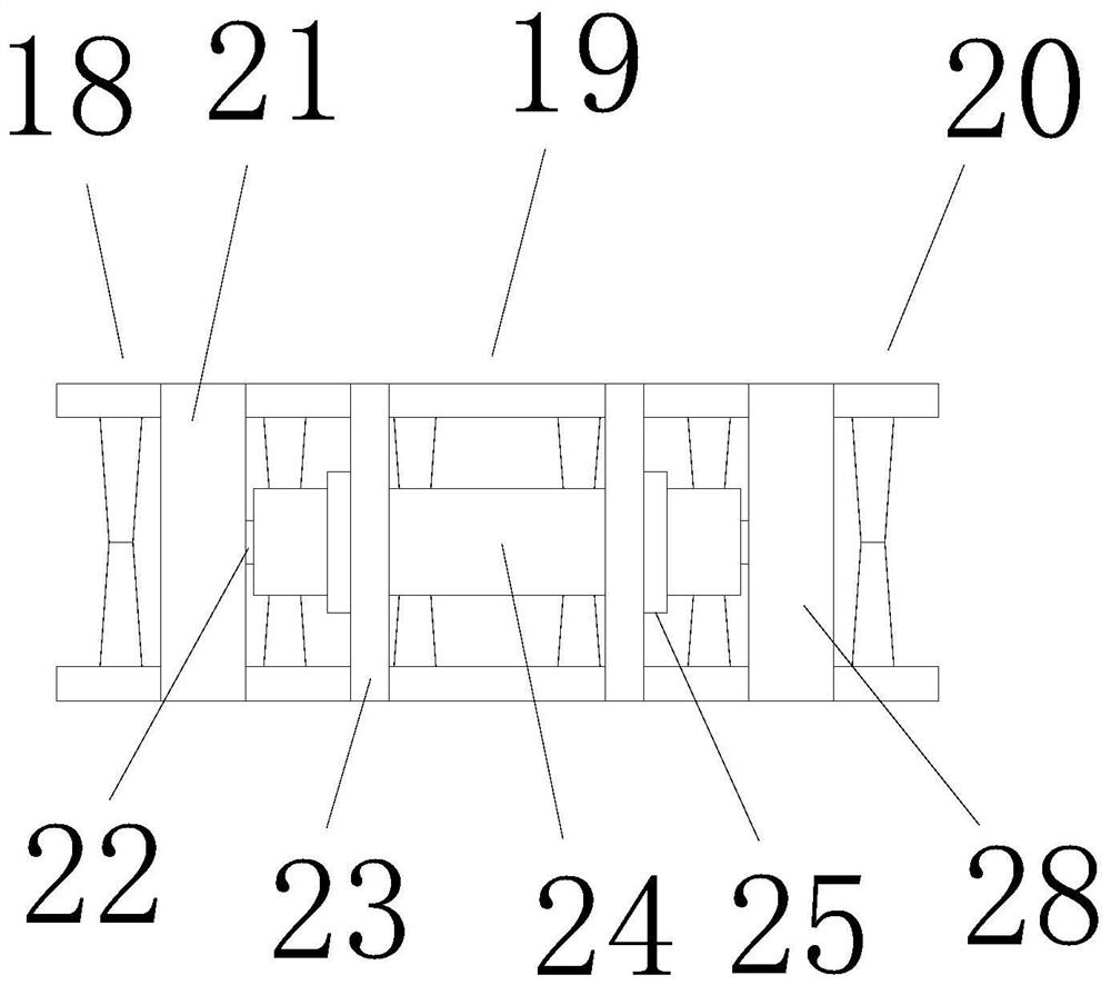 Novel 110 construction method gangue blocking supporting structure