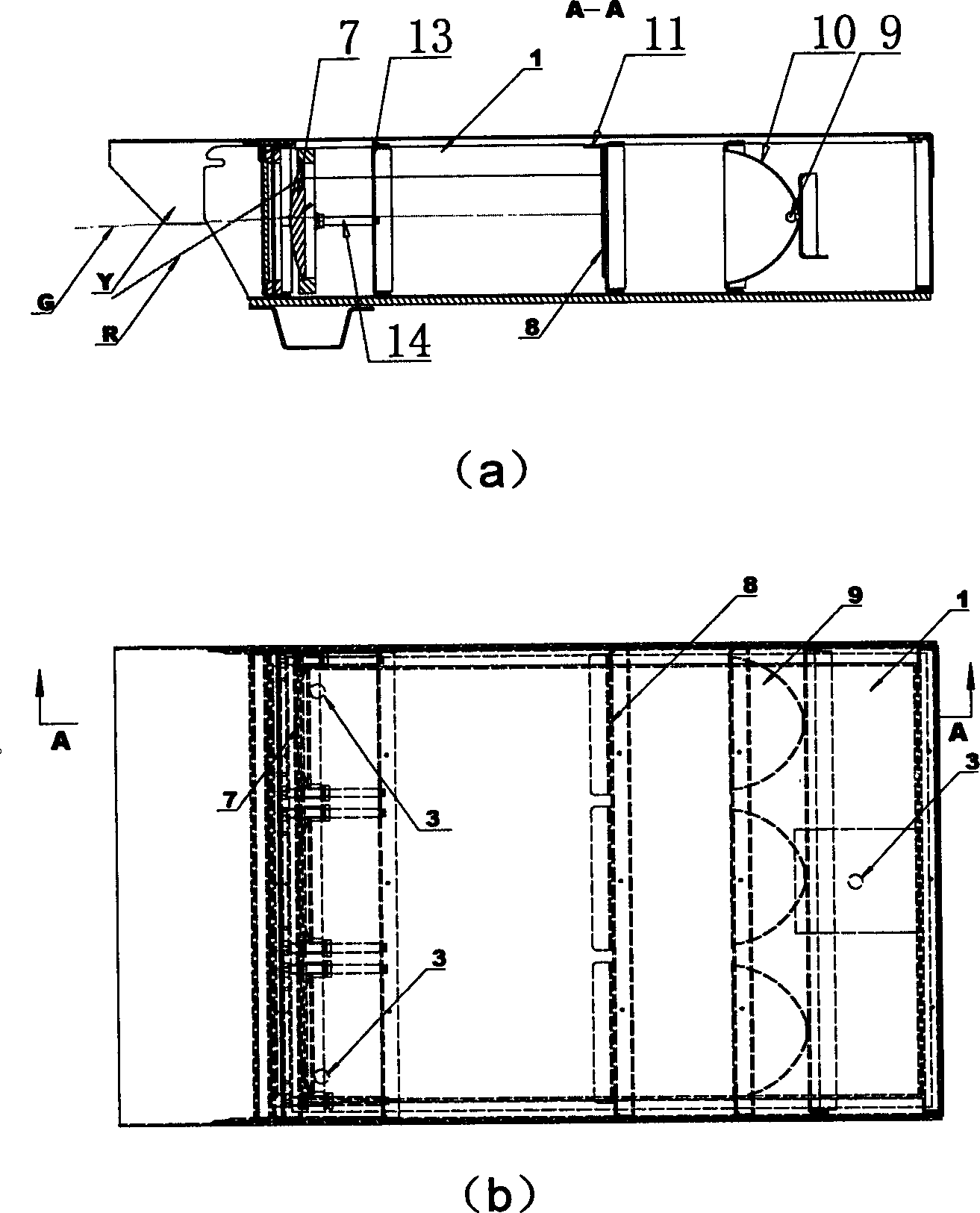 Novel precise sea-way entering indication method and system