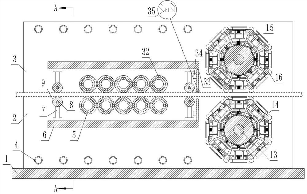 Strip steel positioning device of straight seam pipemill