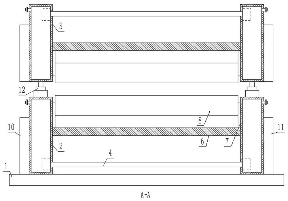 Strip steel positioning device of straight seam pipemill