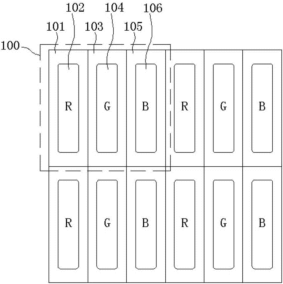 A pixel structure and an organic light-emitting display using the pixel structure