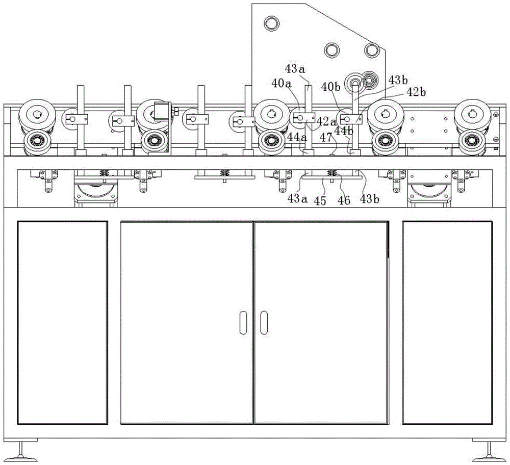 A film sticking machine