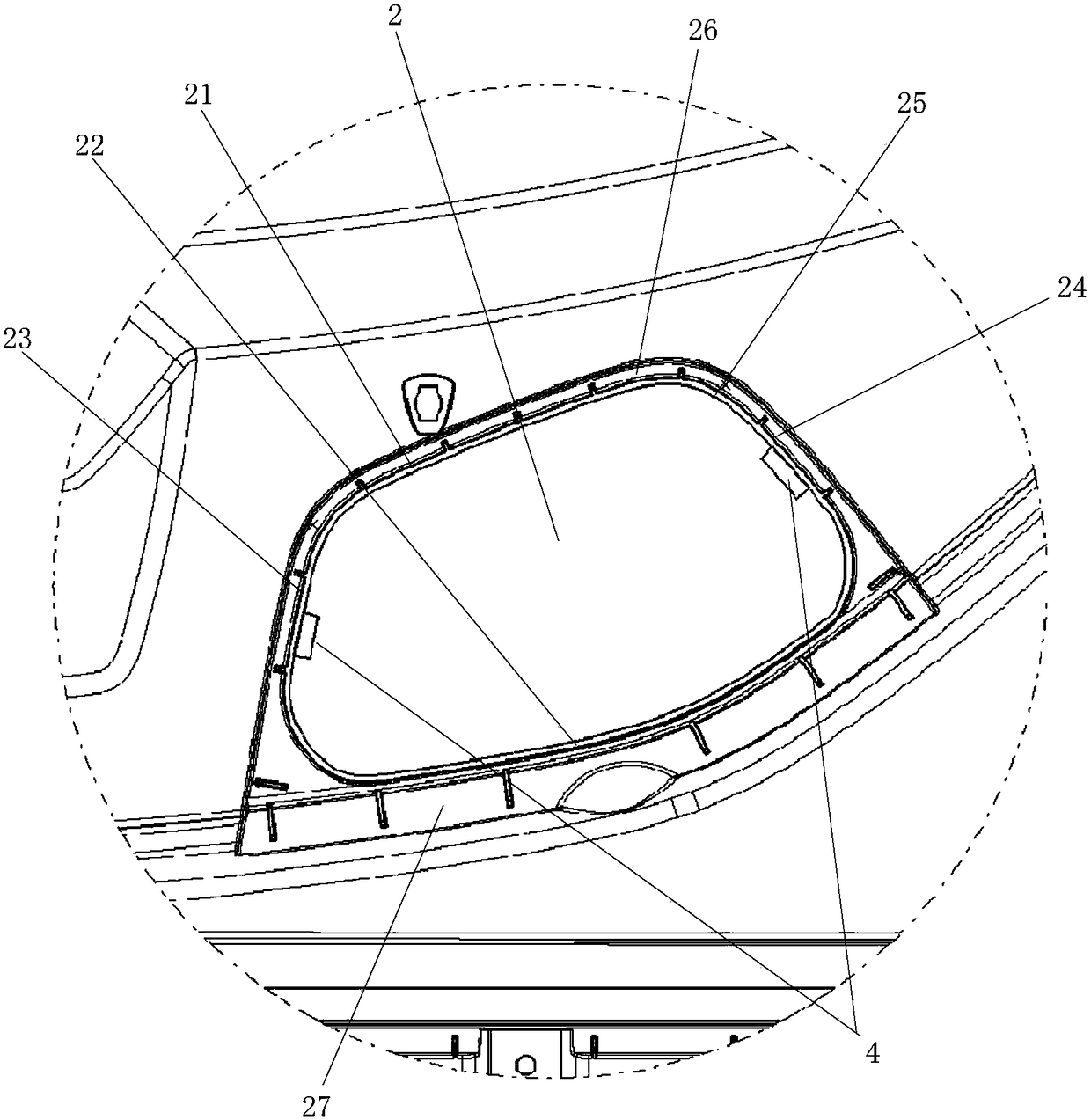 Air chamber cover plate and vehicle