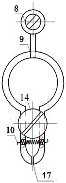 Automatic tap water cutoff closing device