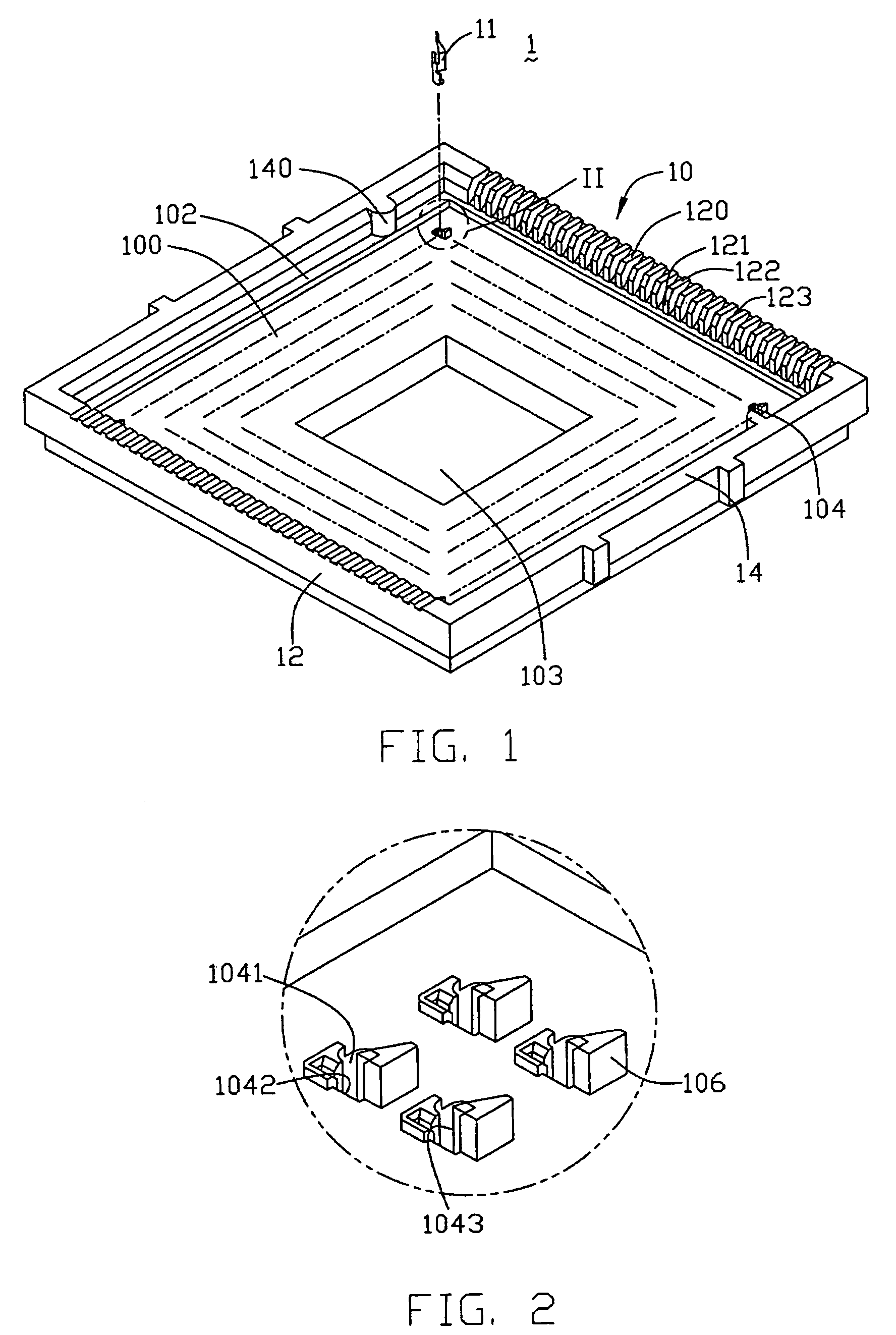 Electrical connector with dual-function protrusions