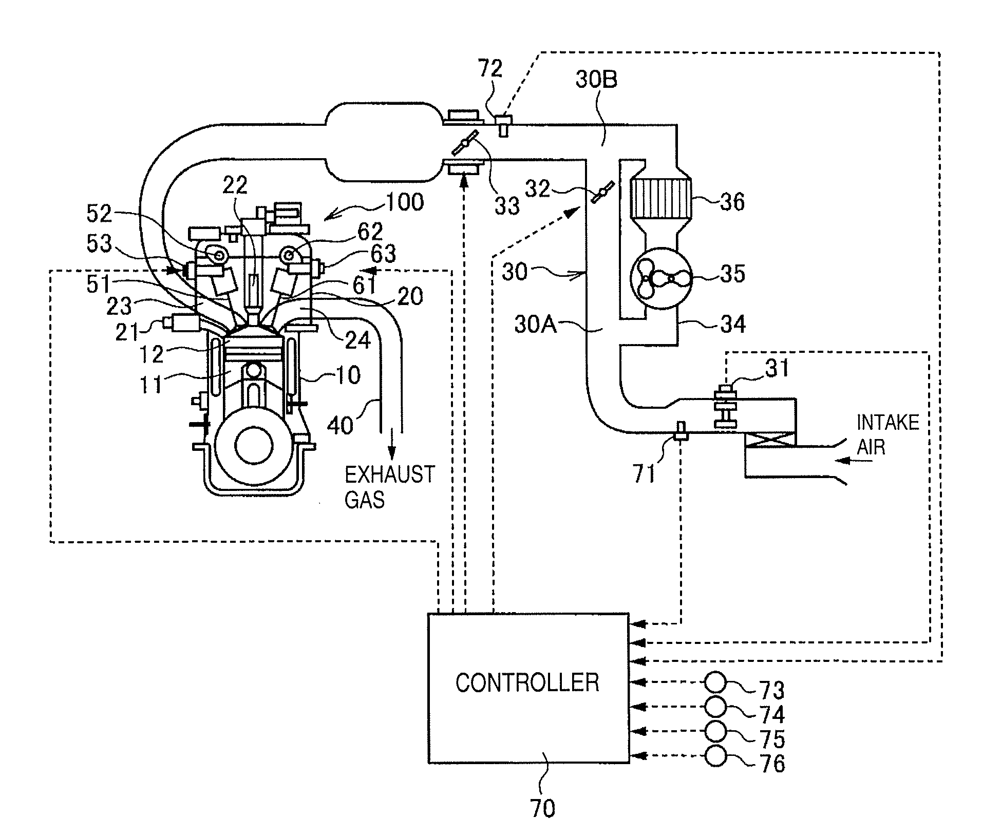 Engine intake quantity control apparatus