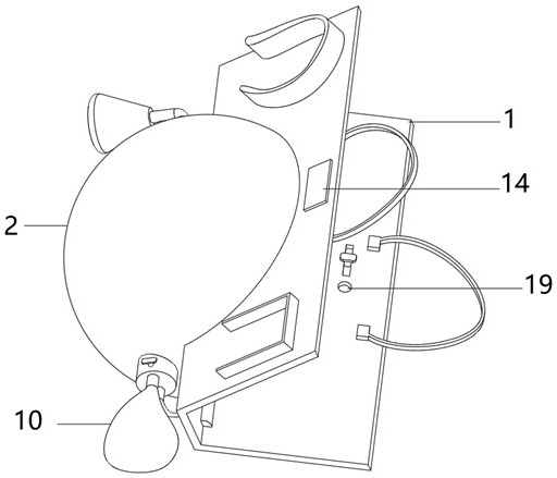 Breathing device convenient to assemble and carry for medical emergency treatment