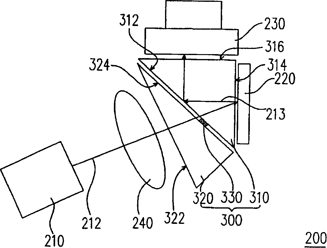 Projection device and its inner full-reflection prism