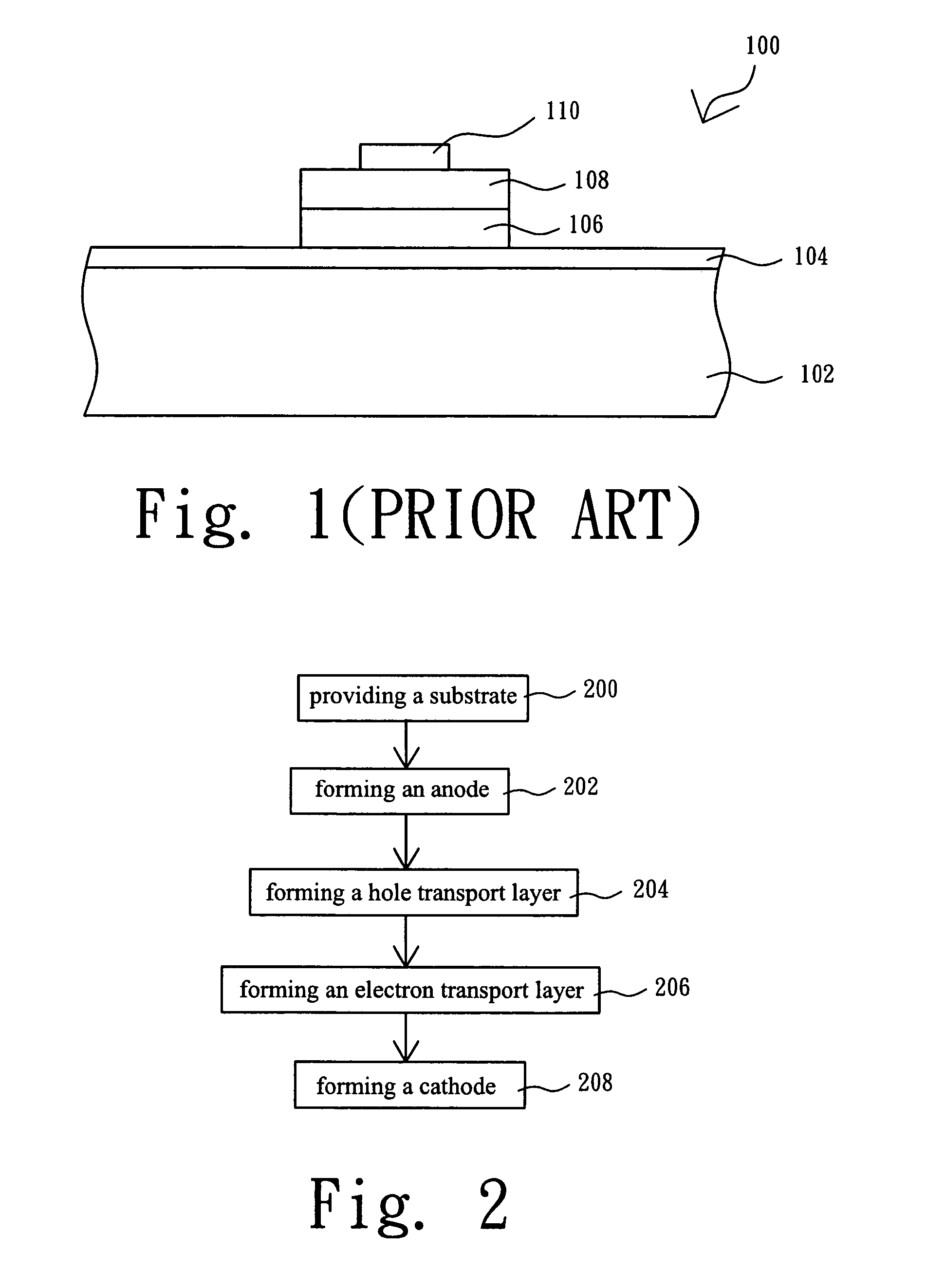 Method for manufacturing organic light-emitting diodes