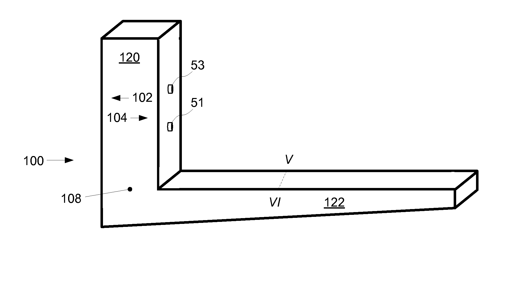 System and method to measure force or location on an l-beam