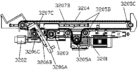 Automatic pipe feeding device