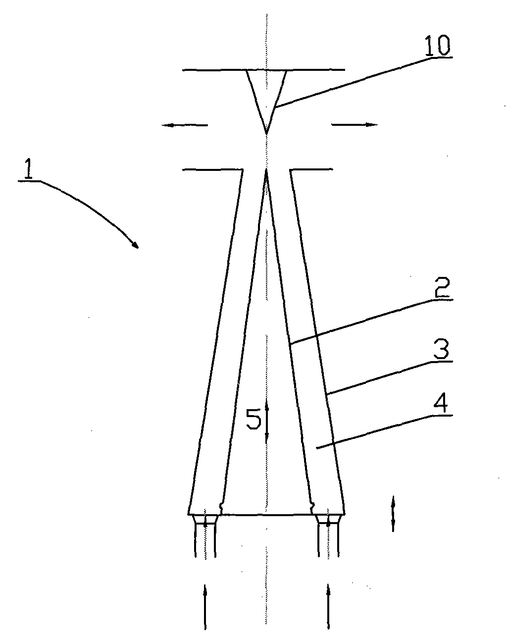 Fluidized bed reaction tower