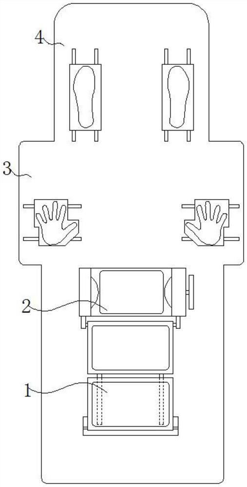 Passive pelvic rehabilitation training device for traditional Chinese medicine gynecology department