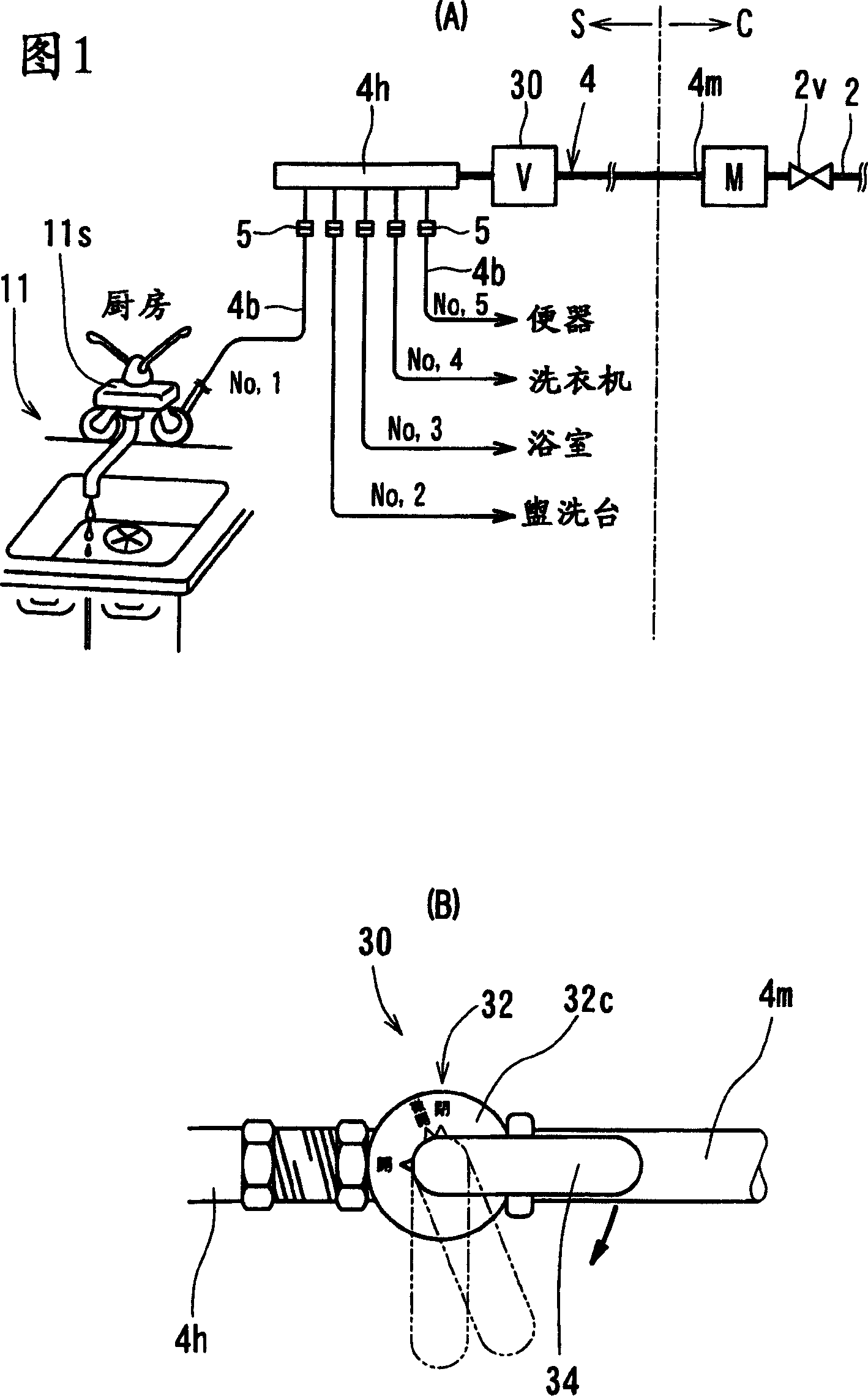 Sealing water supplying method for drain trap and device used for the method