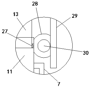 A charge-coupled induction high-temperature temperature measuring device