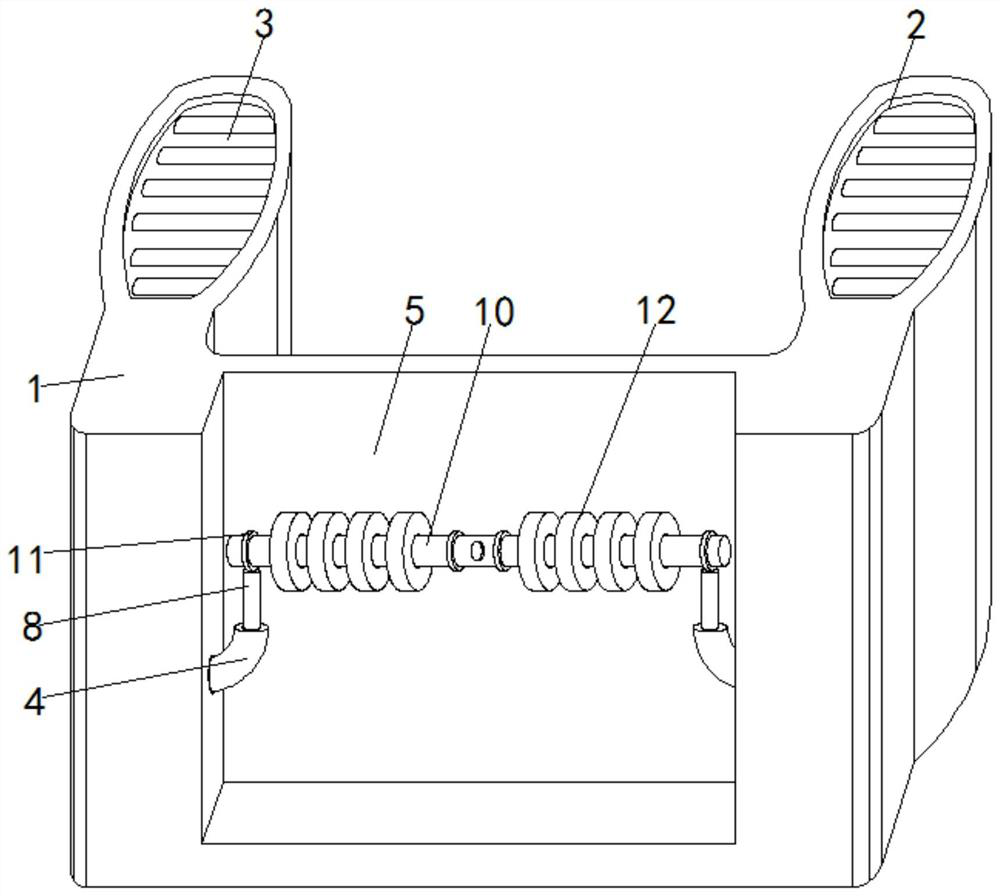 Anti-rolling toilet pedal