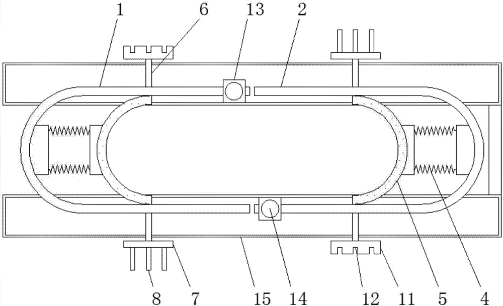 Seedling fixing device for maidenhair tree planting