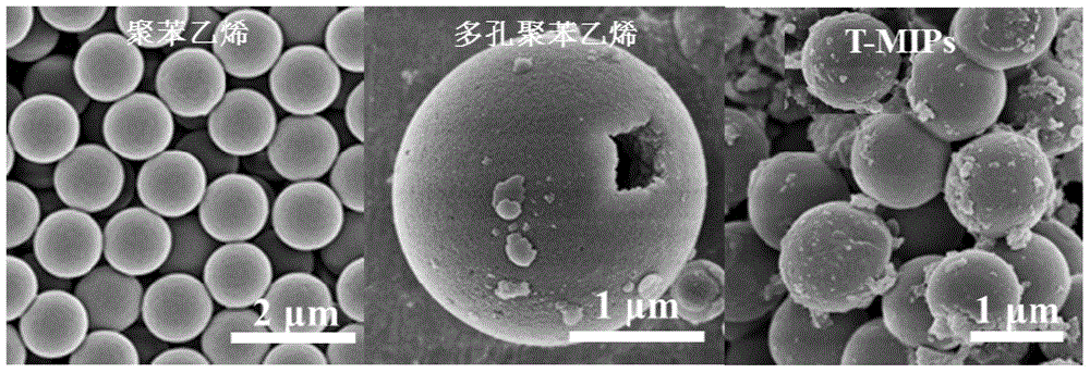 A kind of thermosensitive bisphenol A imprinted polymer microsphere and its application