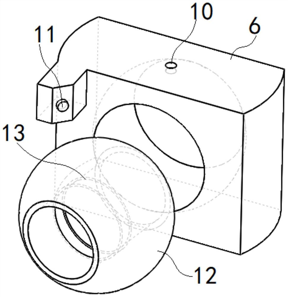 Clamp module for numerical control lathe and workpiece clamping method