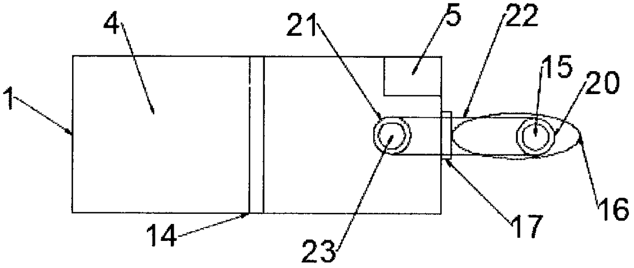 Device capable of effectively carrying out solid-liquid separation on kitchen garbage