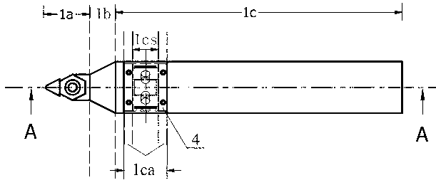 Intelligent cutter of integrated small three-way cutting force measurement system