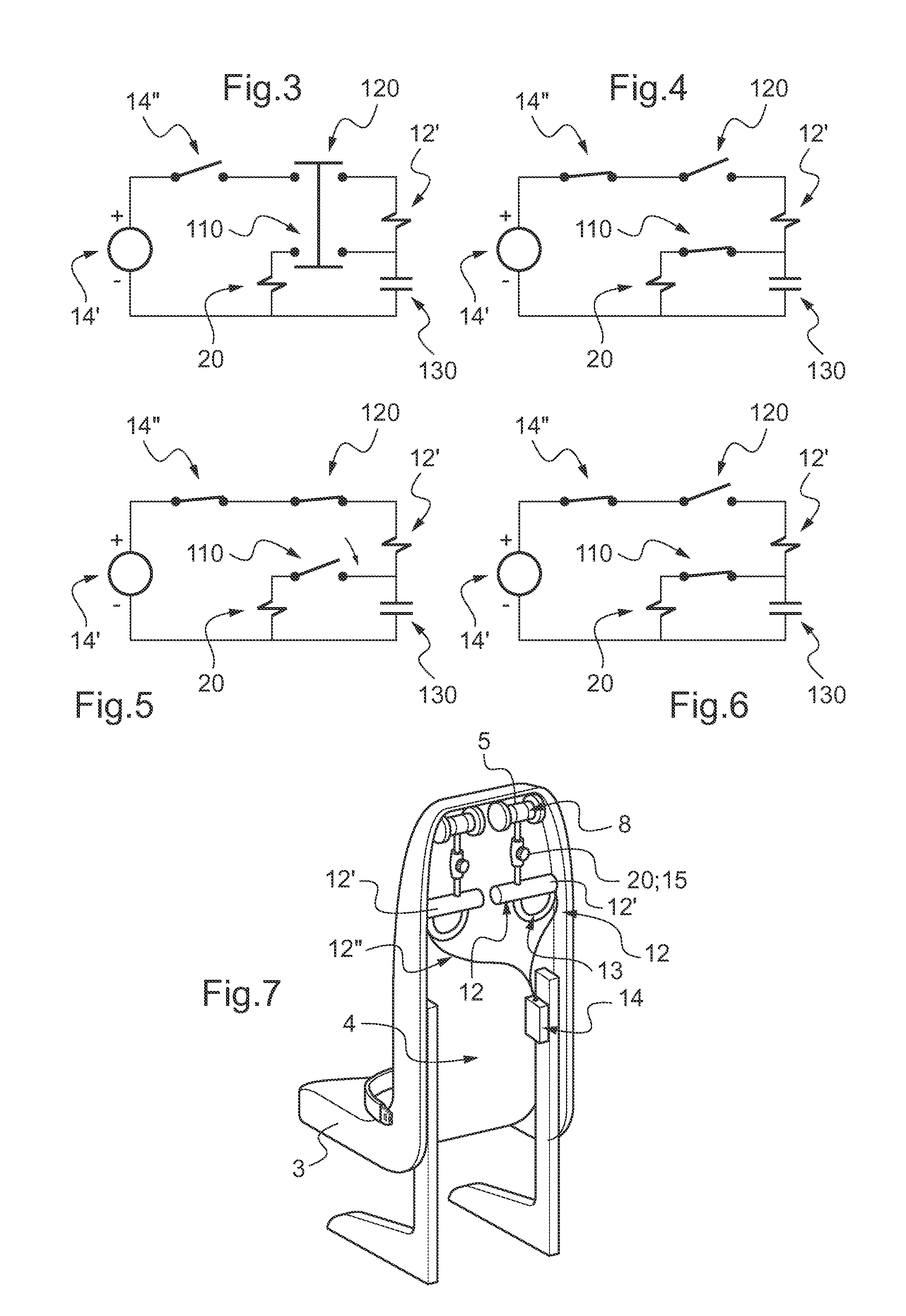 Protective device for protecting an occupant of a vehicle, a seat, and an associated vehicle