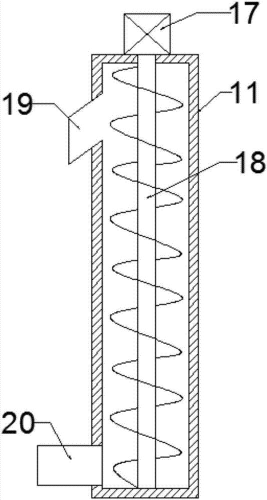 Damping type building material circulation smashing and crushing device