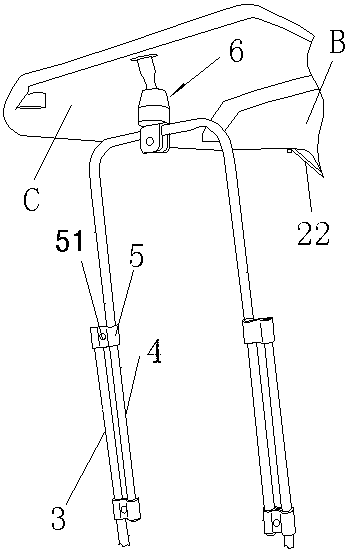 Fixed type electric vehicle wind shielding and sun shading device with universal rotation function