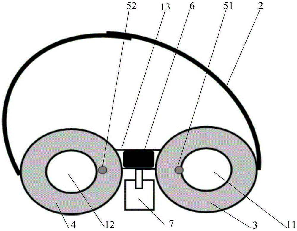 Atomization type moisturizing goggle and realization method