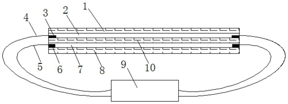 A temperature-adjustable carbon crystal heating plate