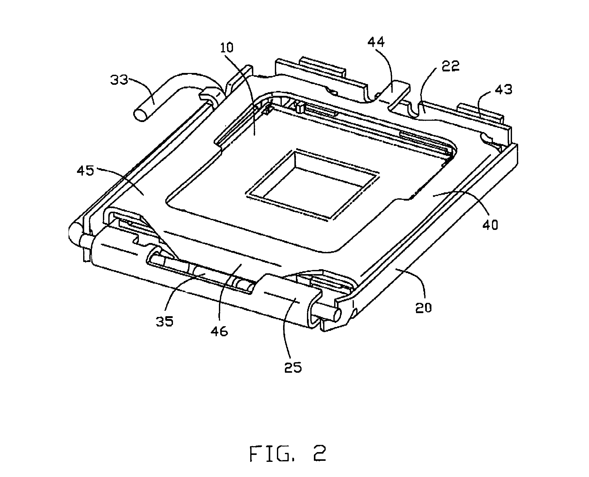 Land grid array socket having contact-protecting mechanism