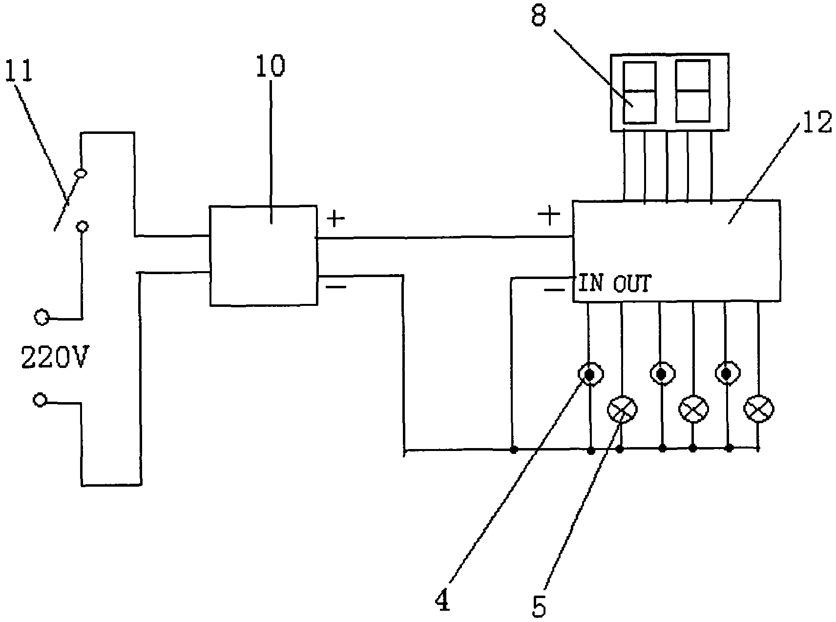 Simple automobile parking space indicating device