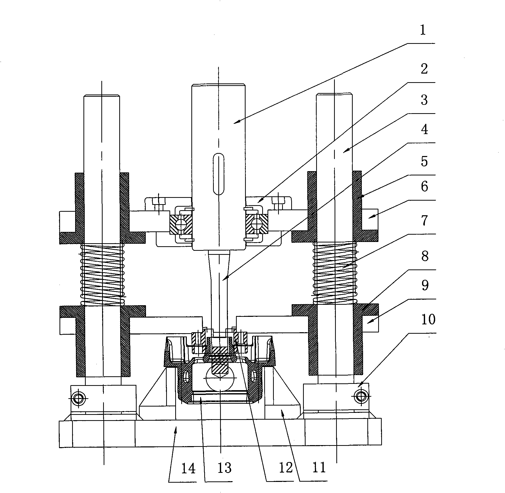 Automatic centering compaction clamp for Danfoss cylinder body