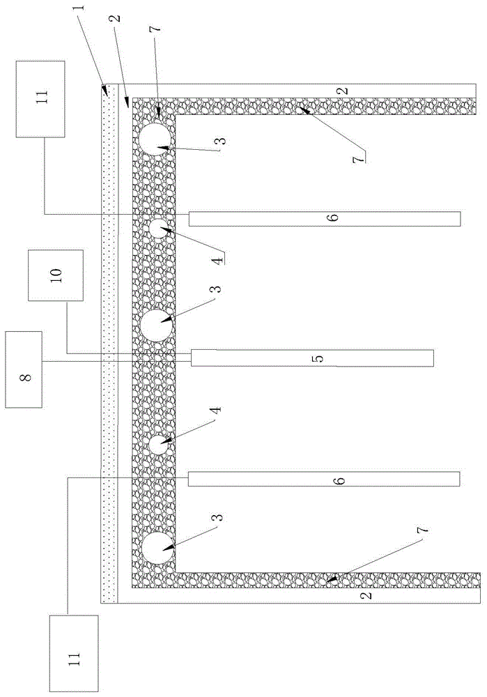 Organic contaminated site reinforced repair system and process