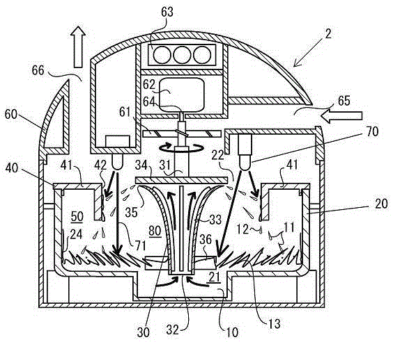 Chlorine dioxide gas generating device and sterilization box for medical equipment