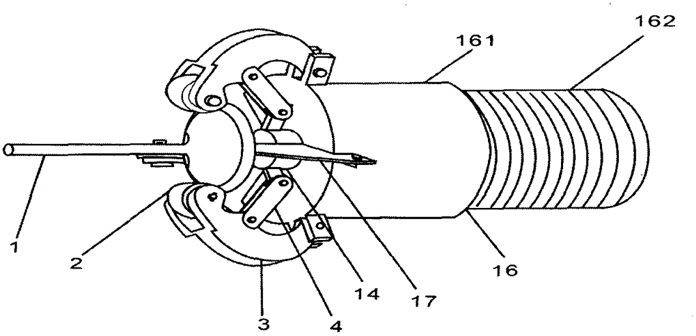 An internal combustion engine valve clamping manipulator