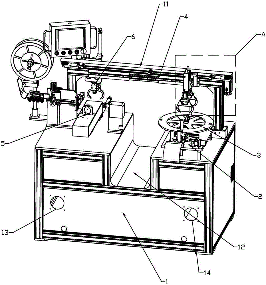 Strip soft material bundling equipment with circulating heat dissipation function